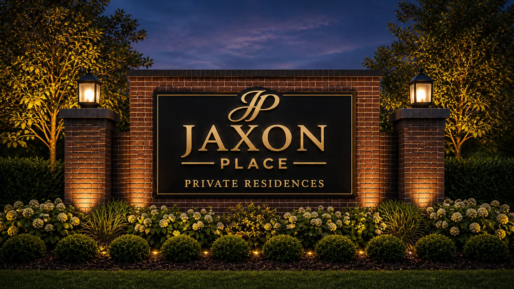 Luxury townhomes at Jaxon Place